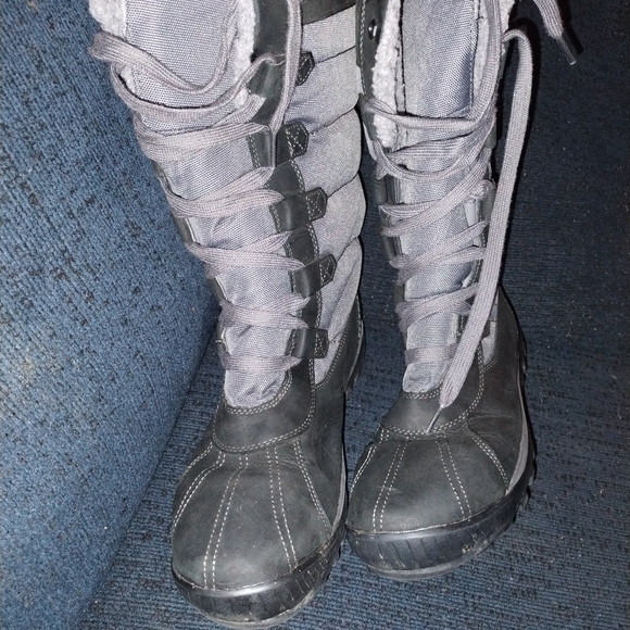 Timberland Womens Tall Boot MT Hayes Black  GUC size 10. - Picture 3 of 10